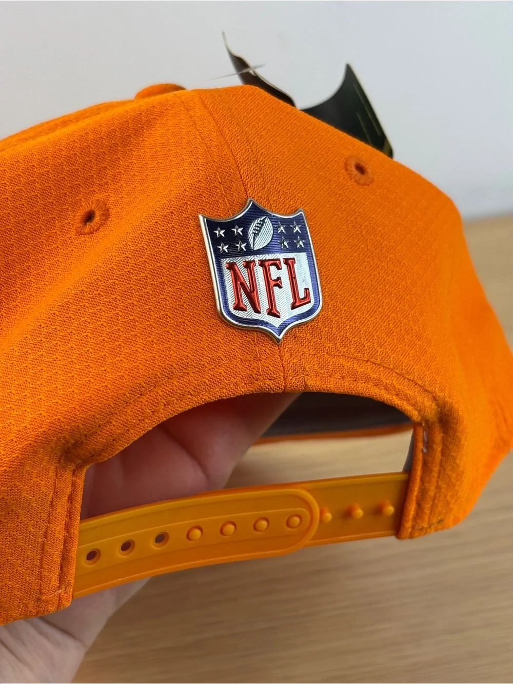 Men's New Era Orange Denver Broncos 2017 Color Rush 9FIFTY SnapBack Hat NWT